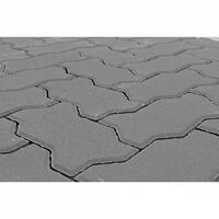  Тротуарная плитка Braer Волна 80 мм Серый: внешний вид
